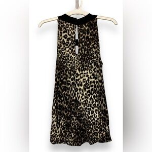Kenneth Cole Leopard Print Top
